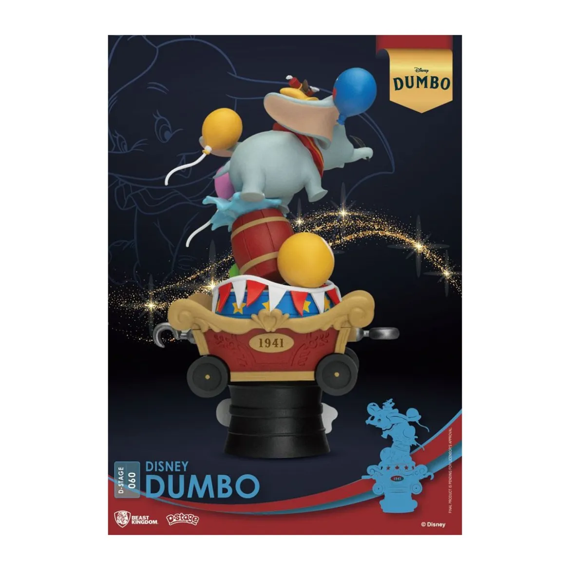 Beast Kingdom Disney Classic Animation Series diorama Dumbo - PVC D-Stage
