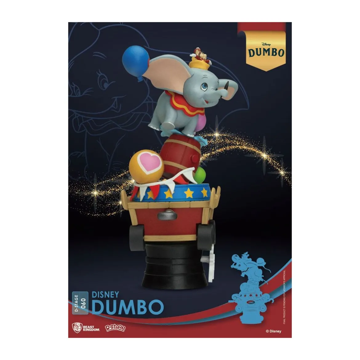 Beast Kingdom Disney Classic Animation Series diorama Dumbo - PVC D-Stage