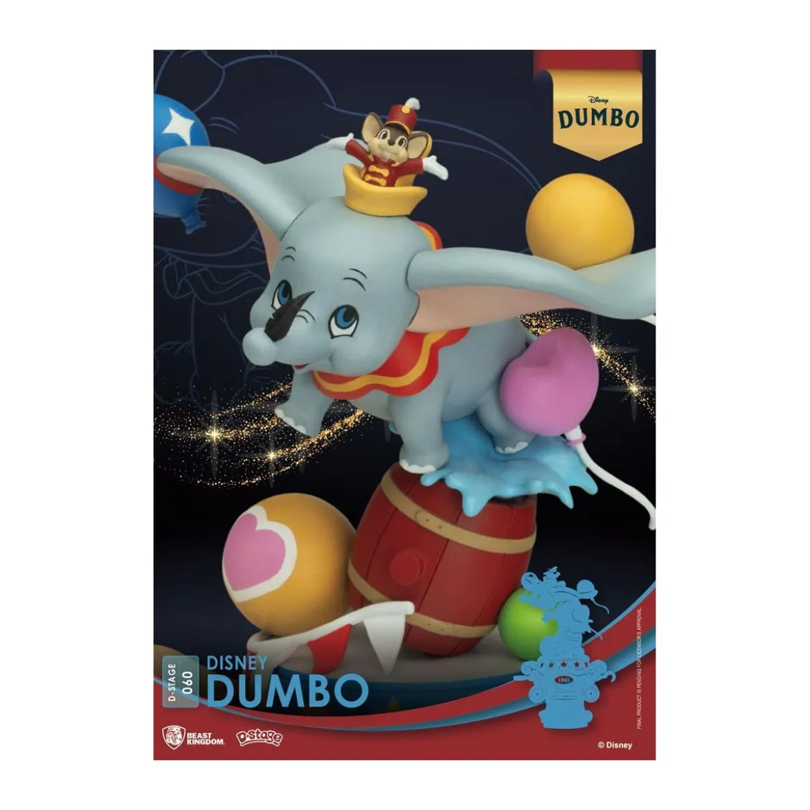 Beast Kingdom Disney Classic Animation Series diorama Dumbo - PVC D-Stage
