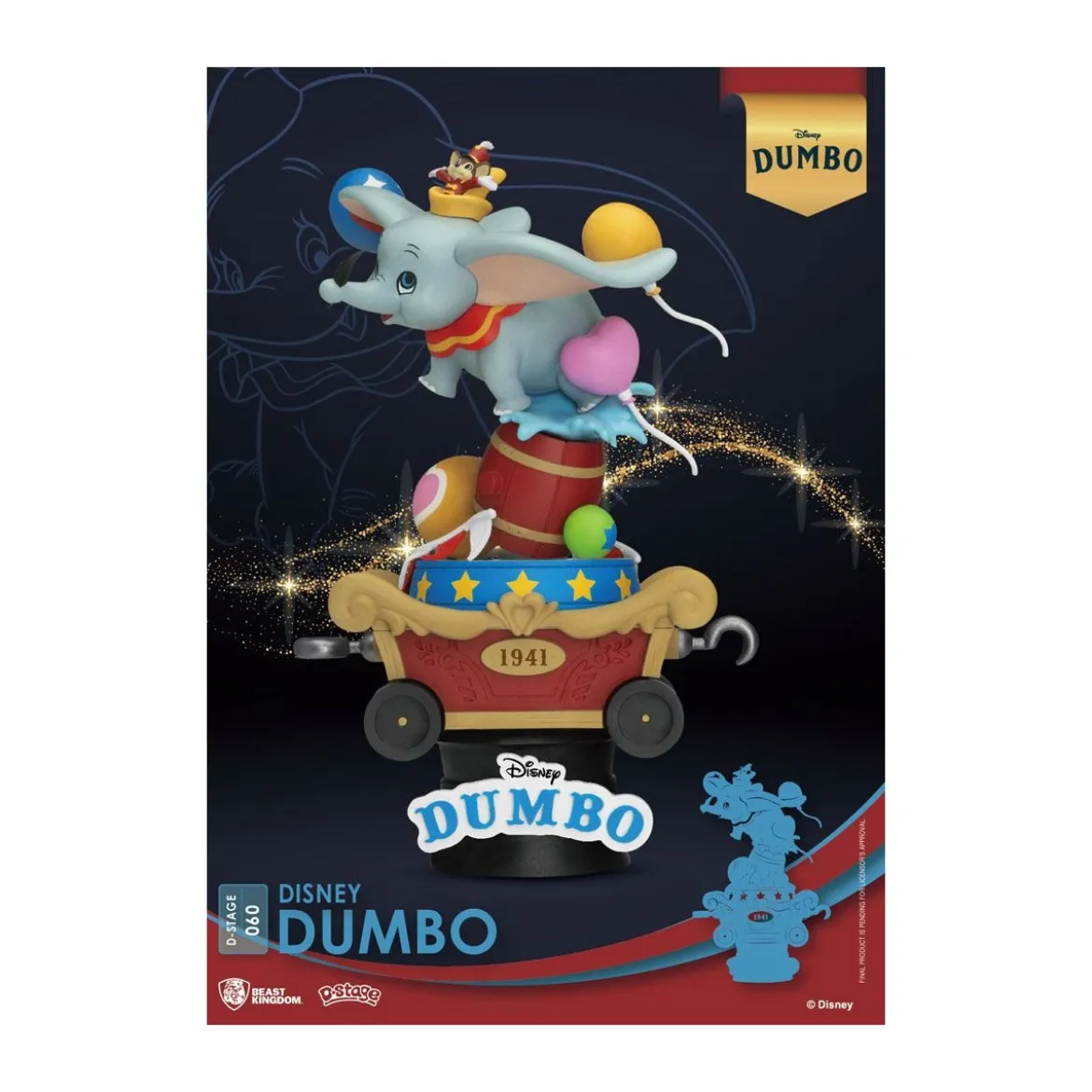 Beast Kingdom Disney Classic Animation Series diorama Dumbo - PVC D-Stage
