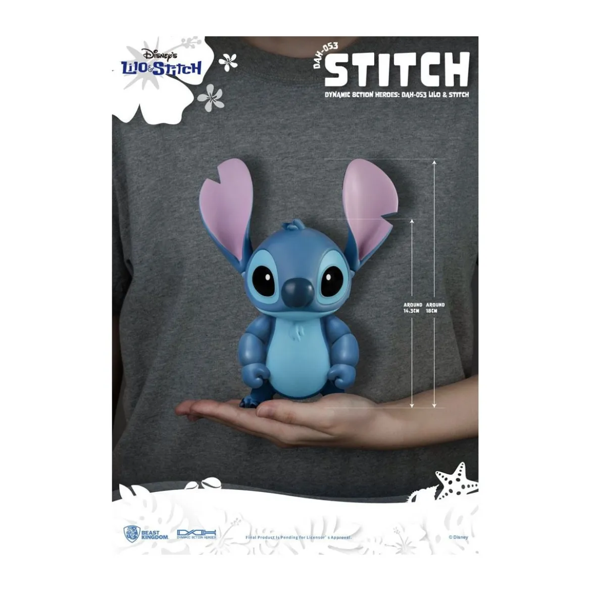 Beast Kingdom Disney Classic Figurine - Lilo & Stitch - Stitch - Dynamic Action Heroes 1/9