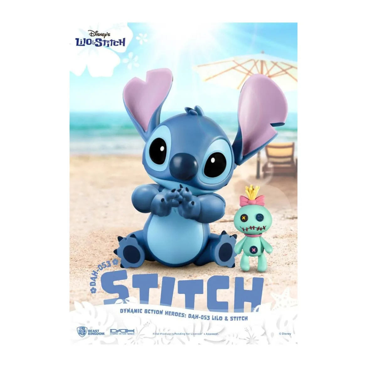 Beast Kingdom Disney Classic Figurine - Lilo & Stitch - Stitch - Dynamic Action Heroes 1/9