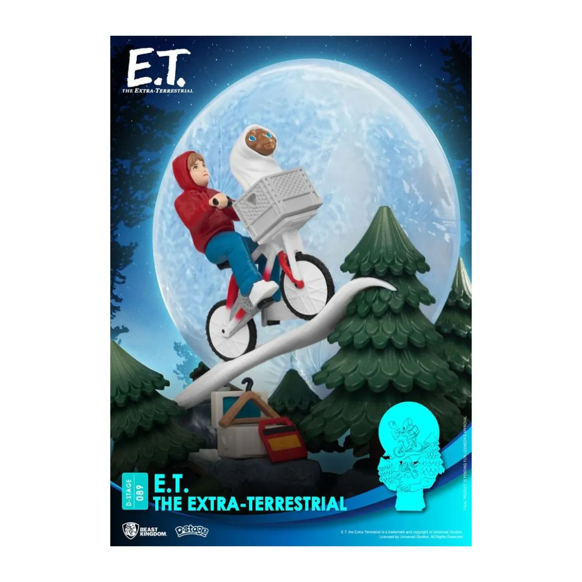 Beast Kingdom Disney diorama E.T. l´extra-terrestre - PVC D-Stage Iconic Movie Scene