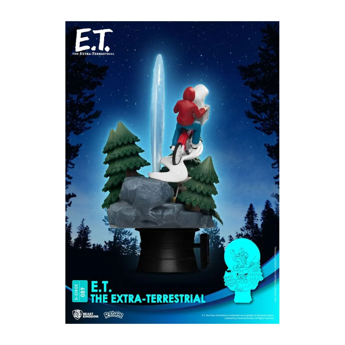 Beast Kingdom Disney diorama E.T. l´extra-terrestre - PVC D-Stage Iconic Movie Scene