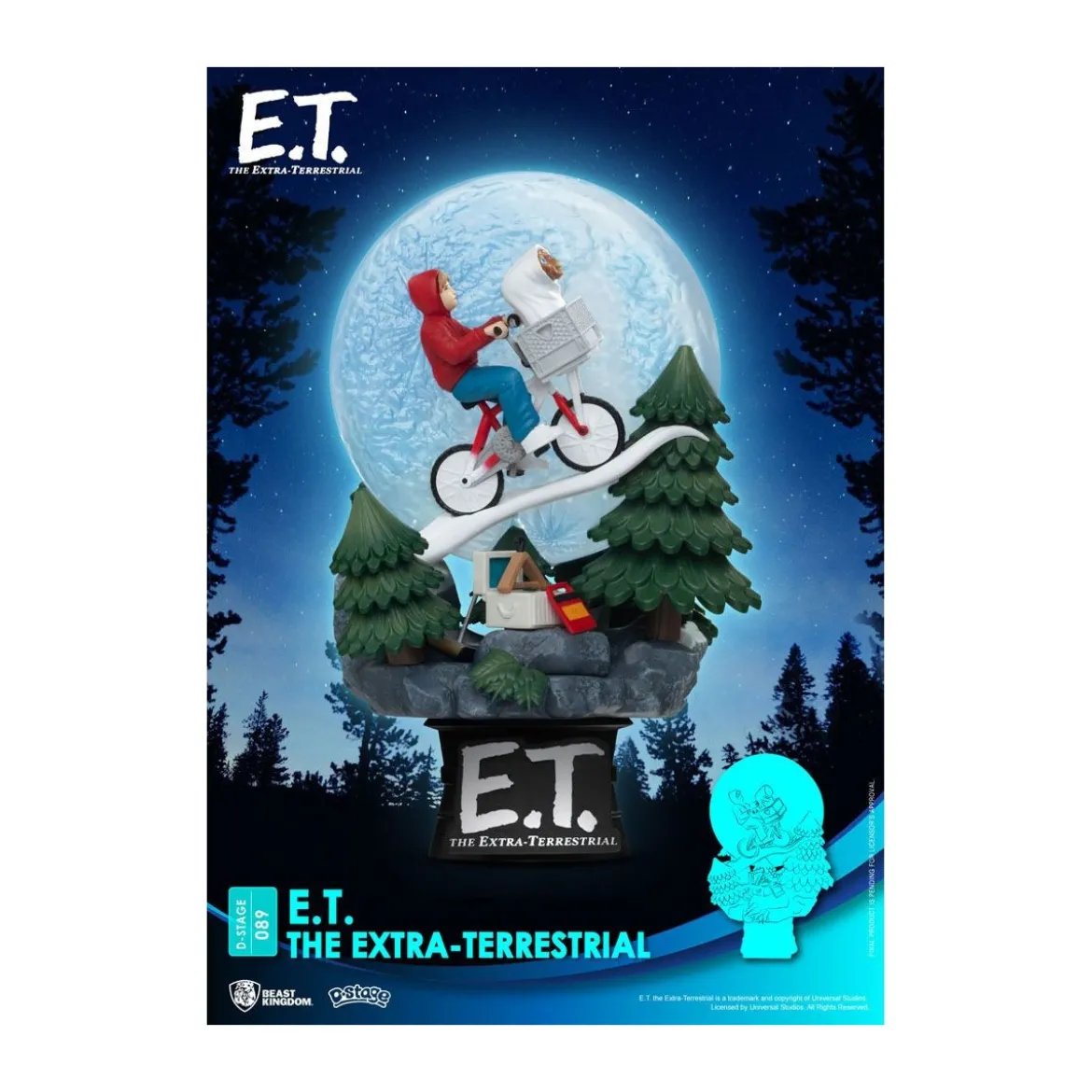 Beast Kingdom Disney diorama E.T. l´extra-terrestre - PVC D-Stage Iconic Movie Scene