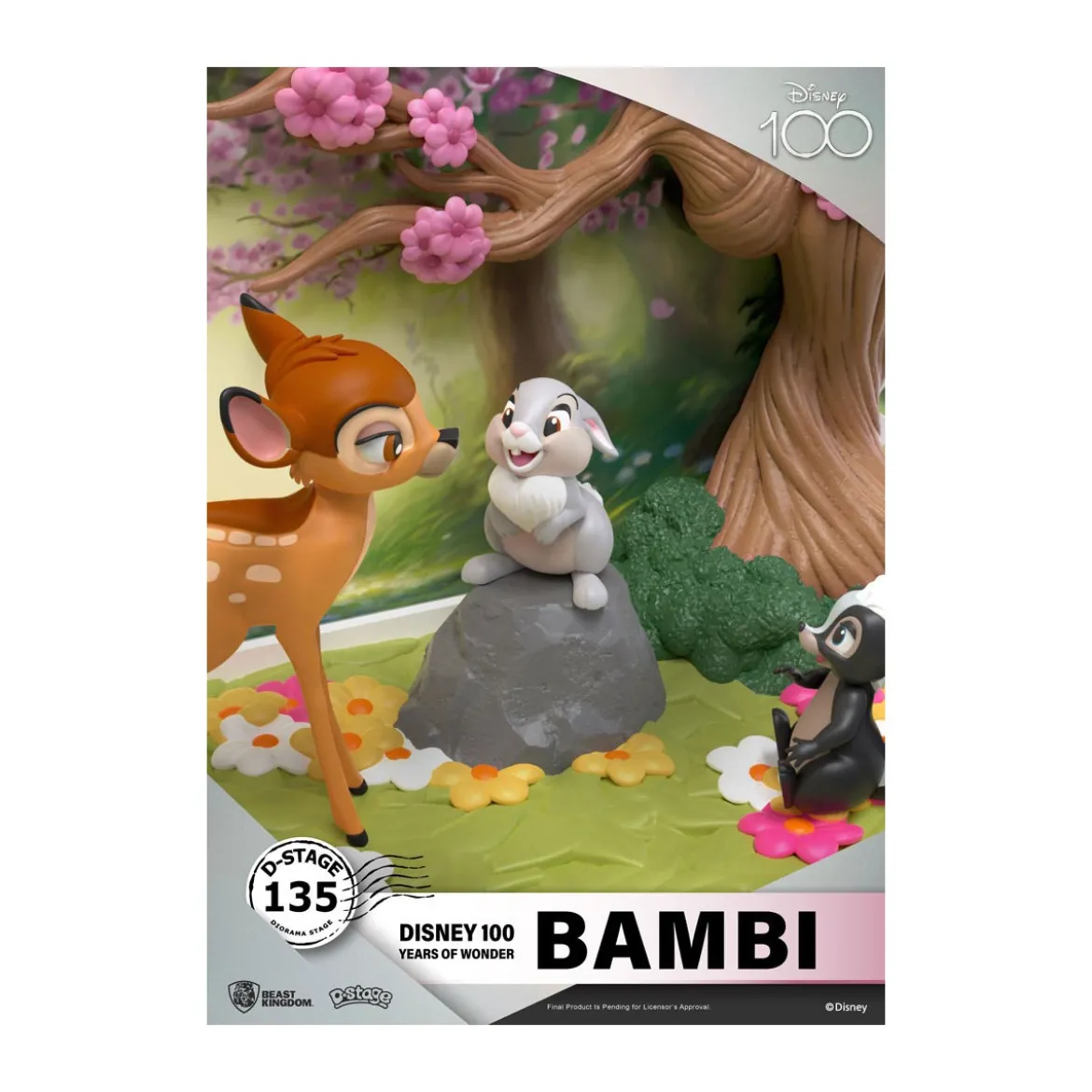 Beast Kingdom Disney - D-Stage PVC Diorama Bambi - Disney 100 Years of Wonder