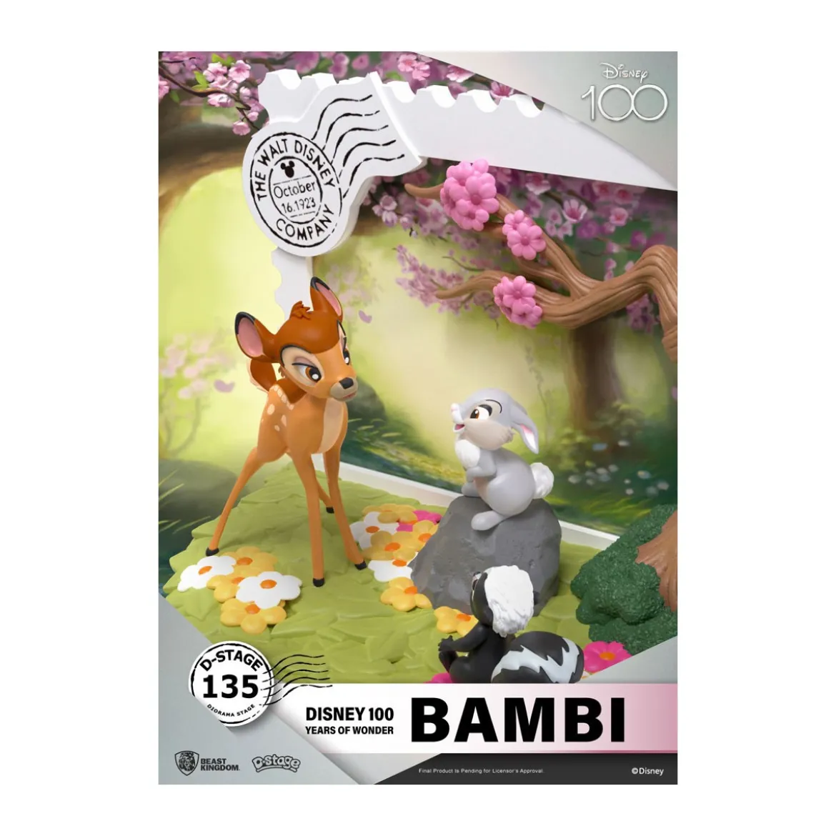 Beast Kingdom Disney - D-Stage PVC Diorama Bambi - Disney 100 Years of Wonder