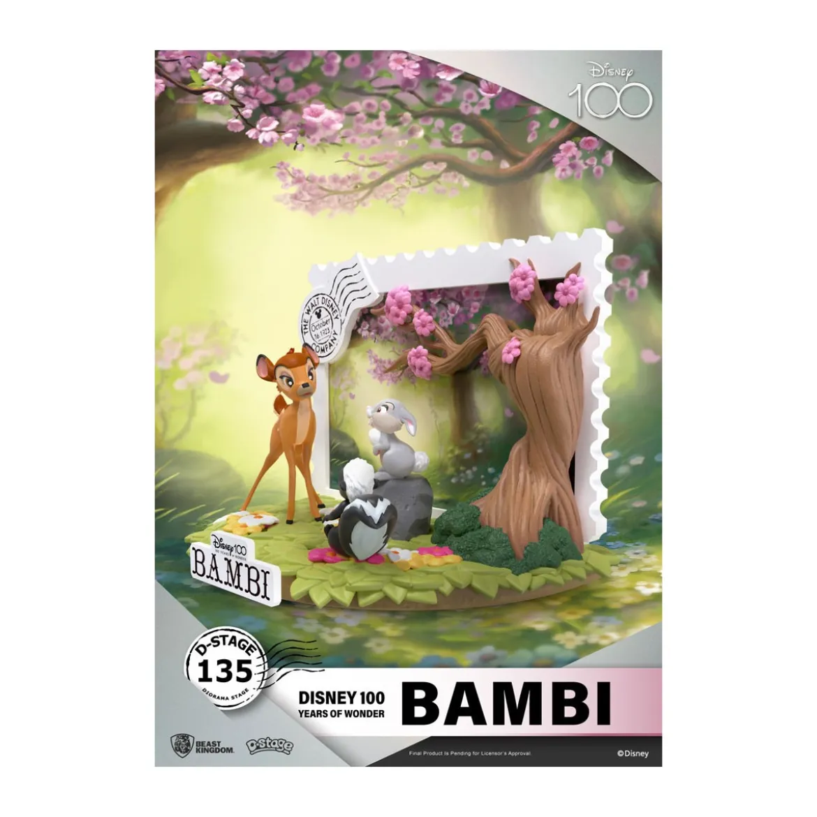 Beast Kingdom Disney - D-Stage PVC Diorama Bambi - Disney 100 Years of Wonder