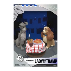 Beast Kingdom Disney - D-Stage PVC Diorama La Belle et le Clochard - Disney 100 Years of Wonder