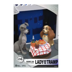 Beast Kingdom Disney - D-Stage PVC Diorama La Belle et le Clochard - Disney 100 Years of Wonder
