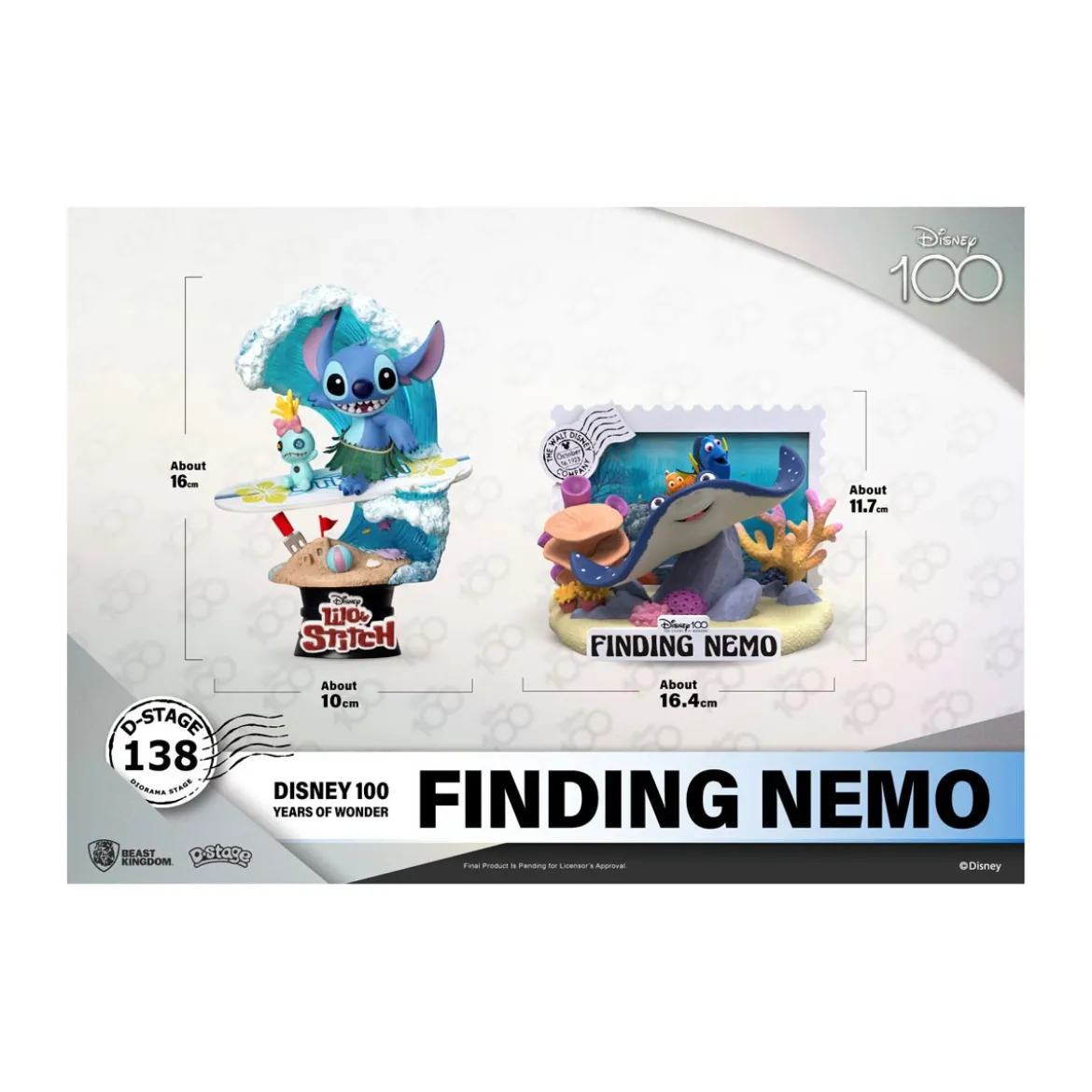 Beast Kingdom Disney - D-Stage PVC Diorama Le Monde de Nemo - Disney 100 Years of Wonder