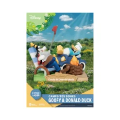 Beast Kingdom Disney - D-Stage PVC Diorama Campsite Series - Goofy & Donald Duck Special Edition