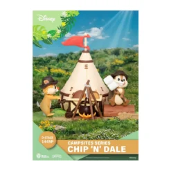 Beast Kingdom Disney - D-Stage PVC Diorama Campsite Series - Chip 'n' Dale Special Edition