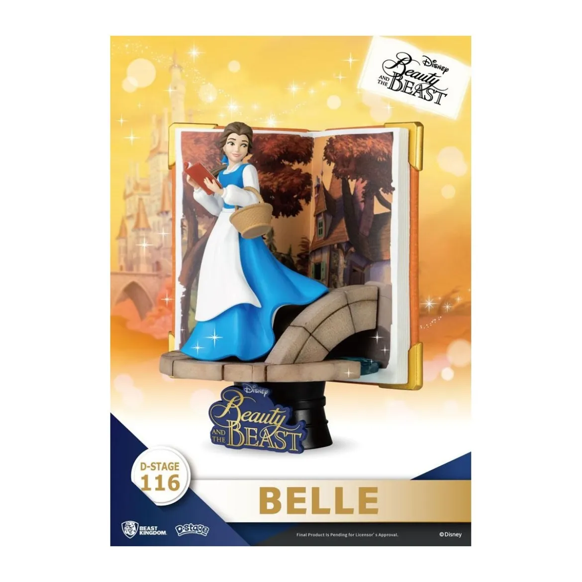 Beast Kingdom Disney La Belle & la Bête diorama BELLE - D-Stage Story Book Series
