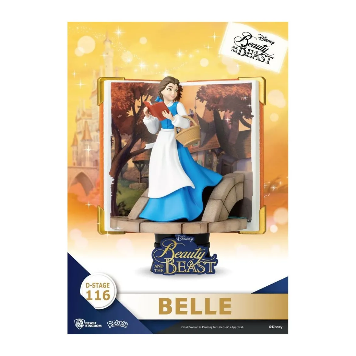 Beast Kingdom Disney La Belle & la Bête diorama BELLE - D-Stage Story Book Series