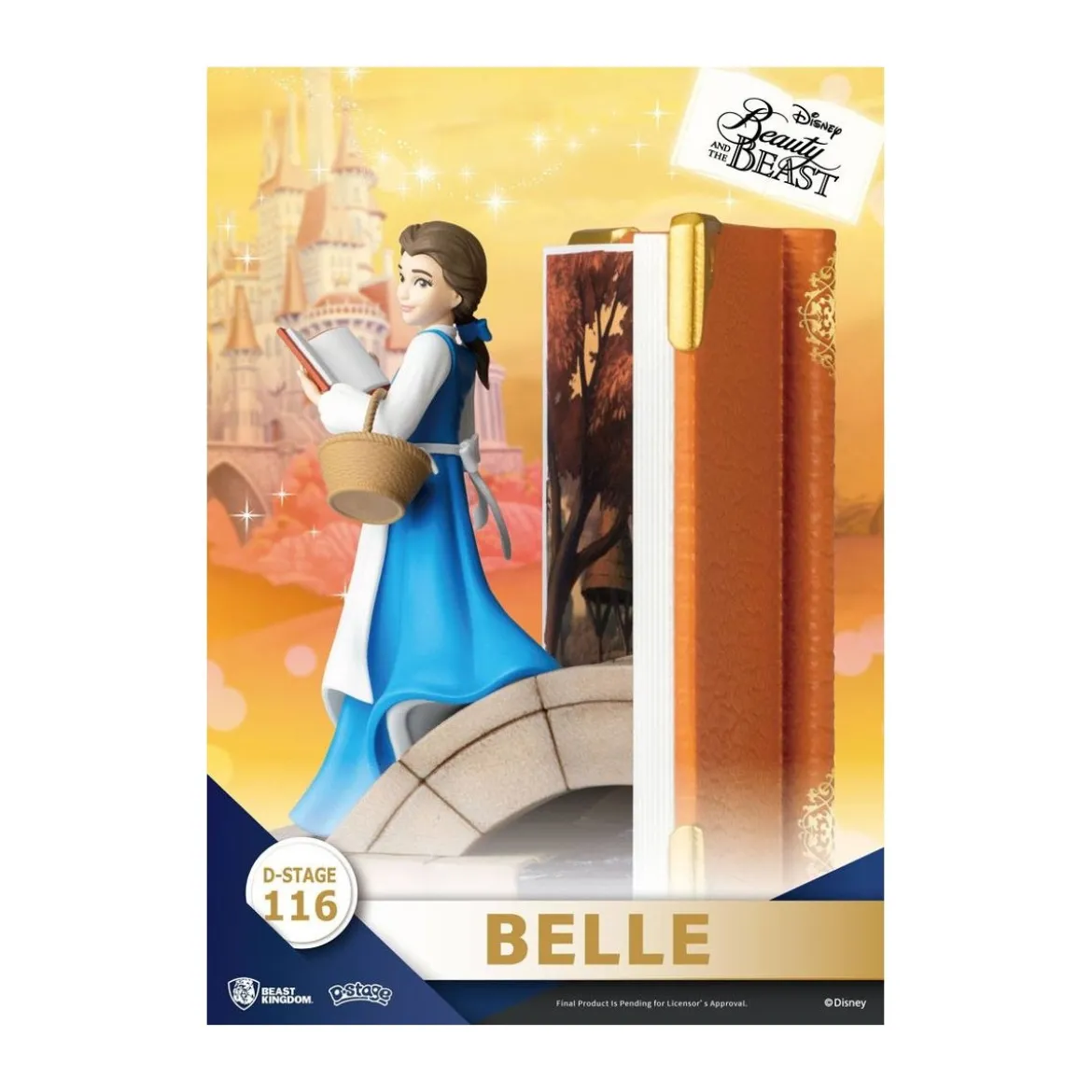 Beast Kingdom Disney La Belle & la Bête diorama BELLE - D-Stage Story Book Series