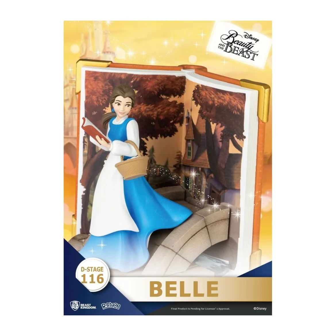 Beast Kingdom Disney La Belle & la Bête diorama BELLE - D-Stage Story Book Series