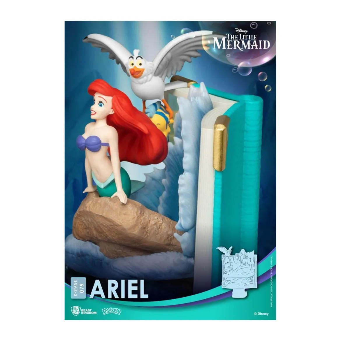 Beast Kingdom Disney La Petite Sirene diorama ARIEL - D-Stage Story Book Series