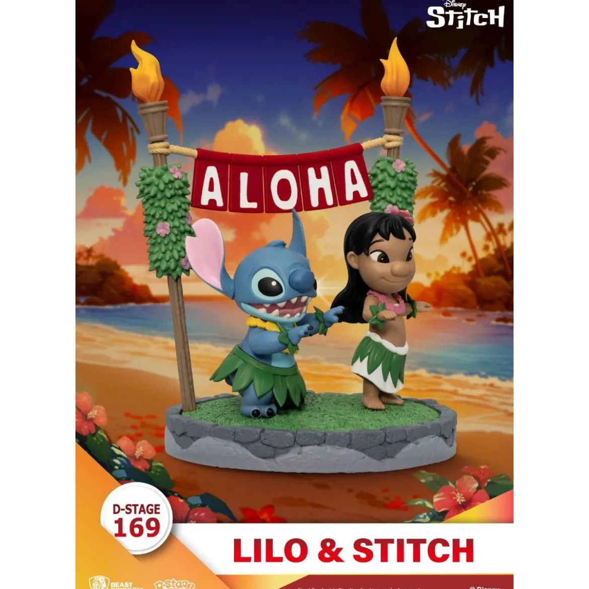 Beast Kingdom Disney Lilo & Stitch - Aloha Stitch - D-Stage