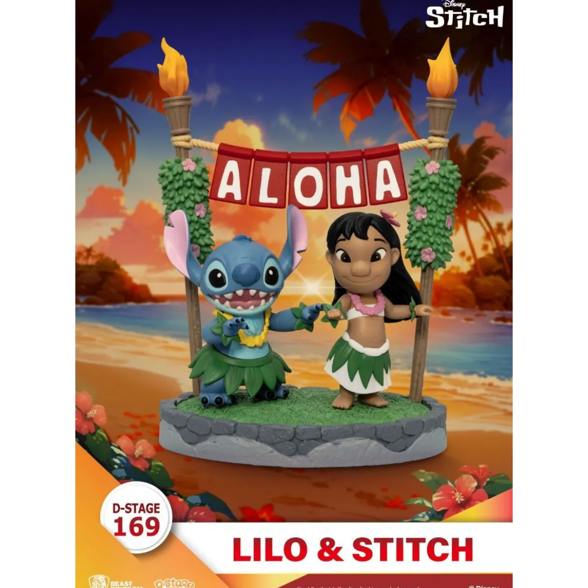 Beast Kingdom Disney Lilo & Stitch - Aloha Stitch - D-Stage