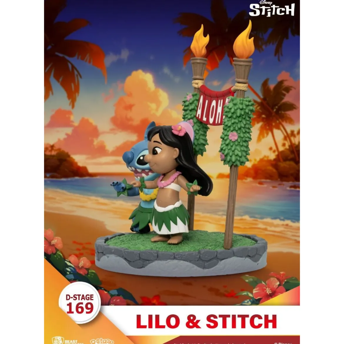 Beast Kingdom Disney Lilo & Stitch - Aloha Stitch - D-Stage