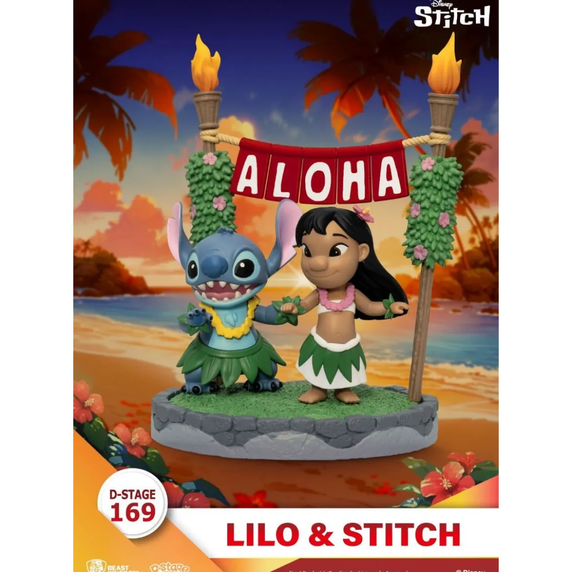Beast Kingdom Disney Lilo & Stitch - Aloha Stitch - D-Stage