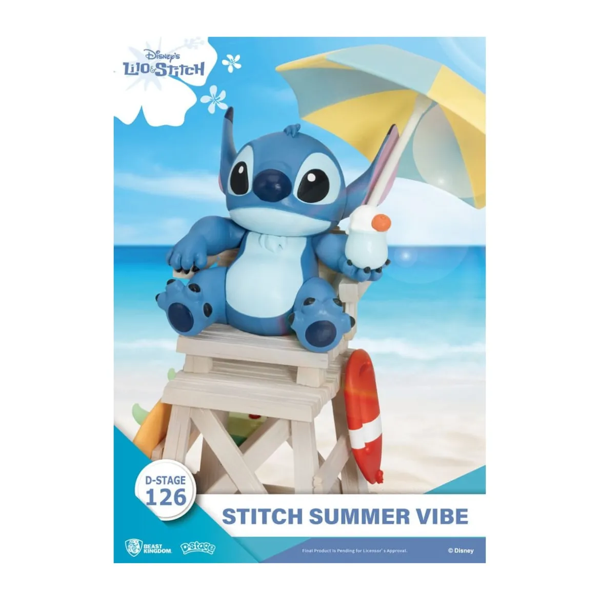 Beast Kingdom Disney Lilo & Stitch - Stitch Summer Vibe - D-Stage