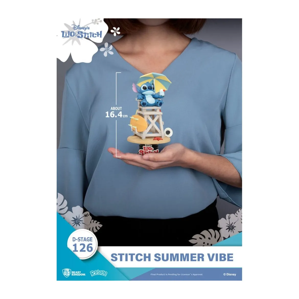 Beast Kingdom Disney Lilo & Stitch - Stitch Summer Vibe - D-Stage