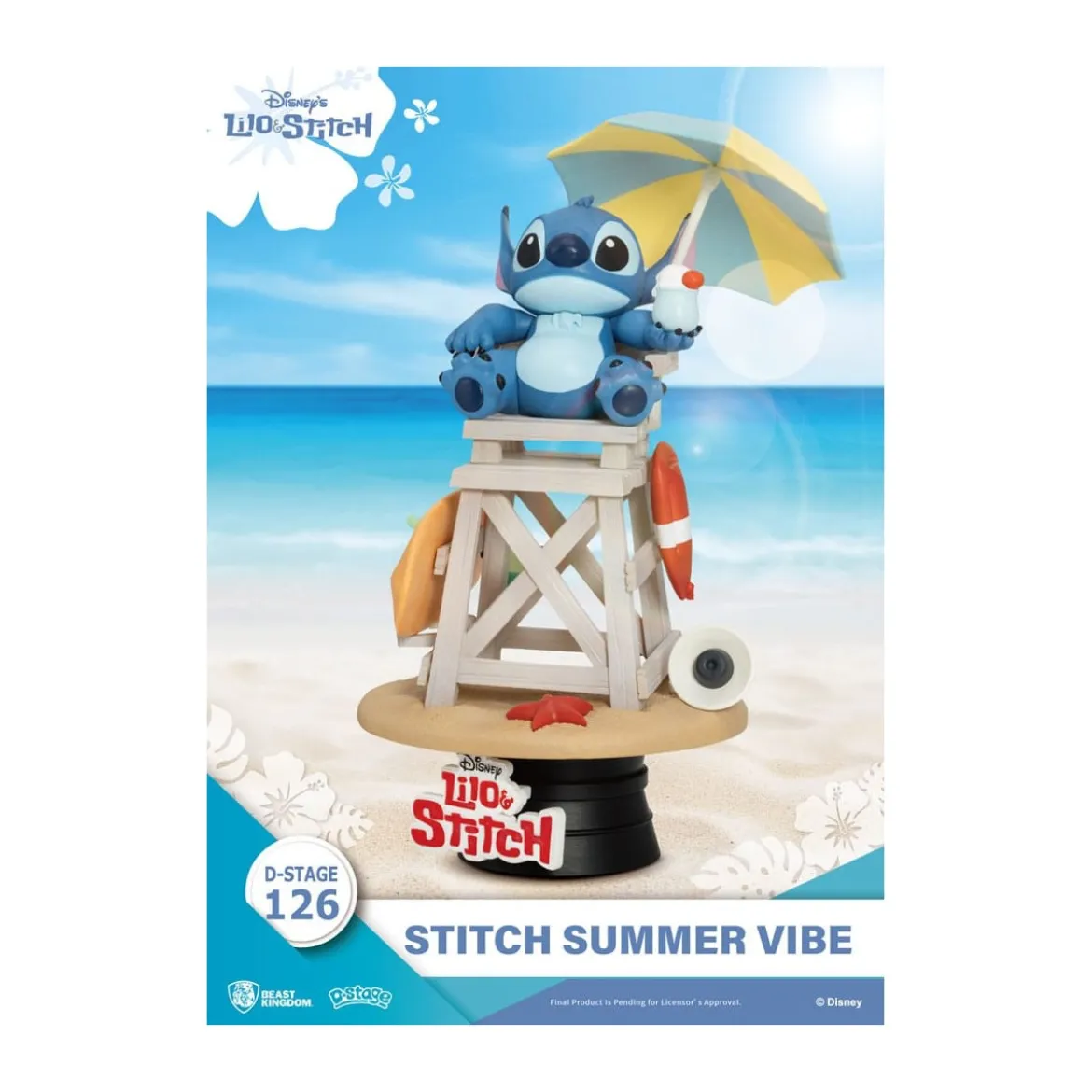 Beast Kingdom Disney Lilo & Stitch - Stitch Summer Vibe - D-Stage