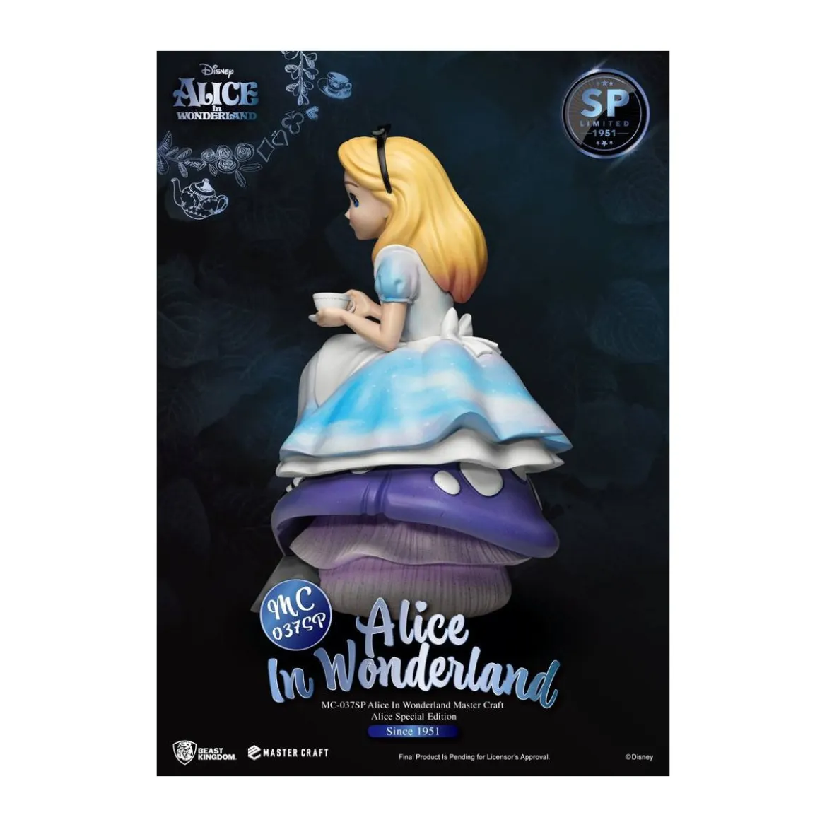 Beast Kingdom Disney - Master Craft Alice au pays des merveilles Special Edition
