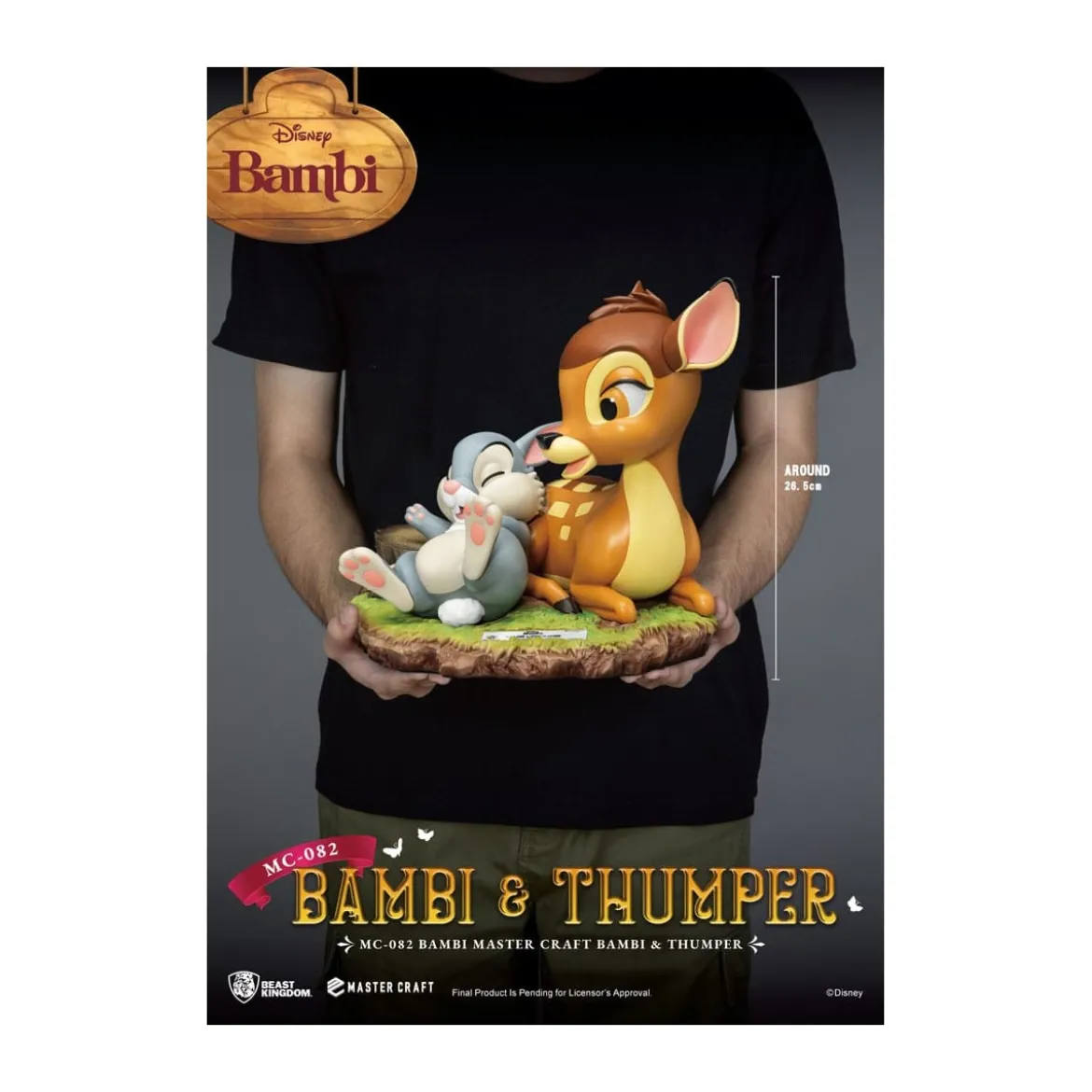 Beast Kingdom Disney - Master Craft Bambi & Panpan - Thumper