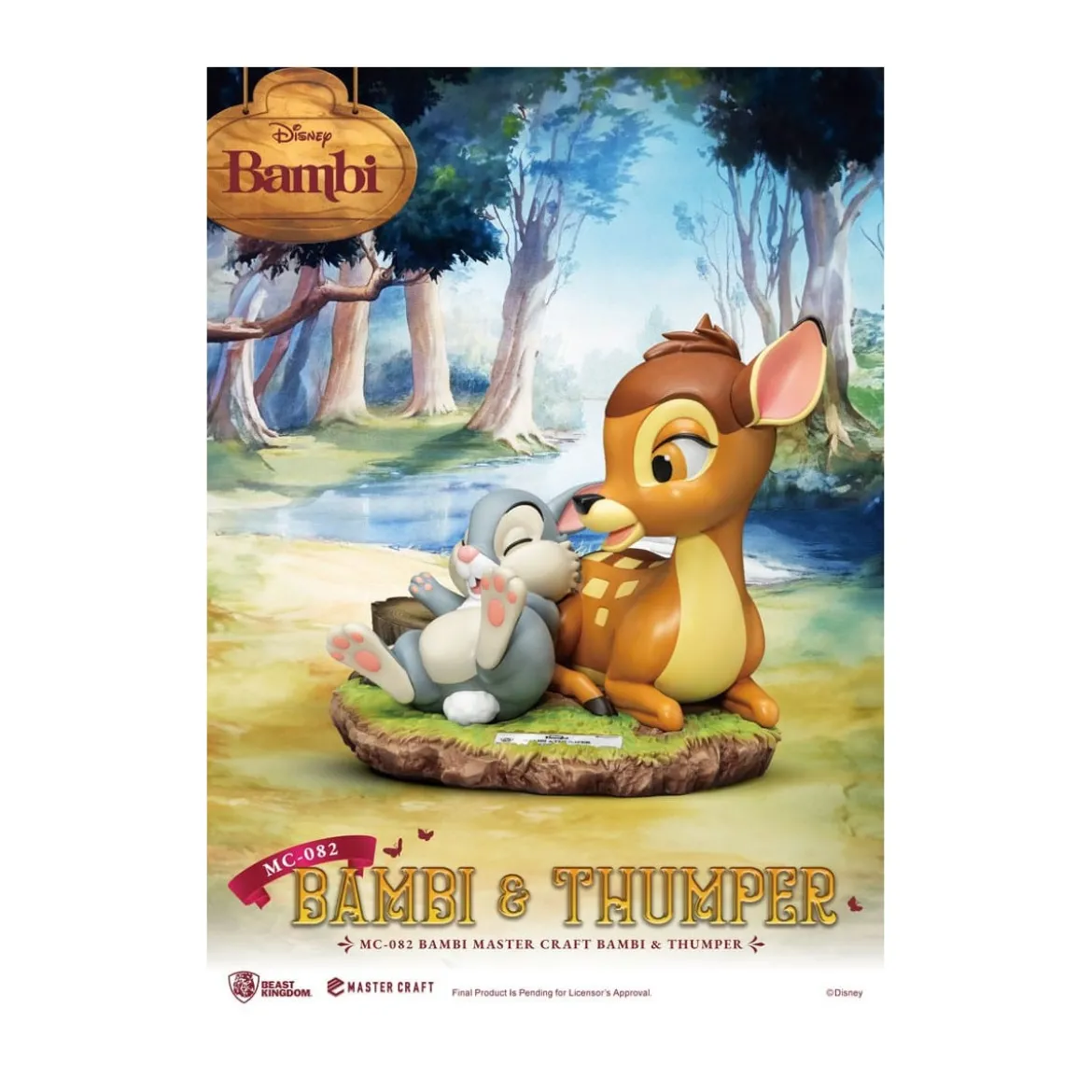 Beast Kingdom Disney - Master Craft Bambi & Panpan - Thumper