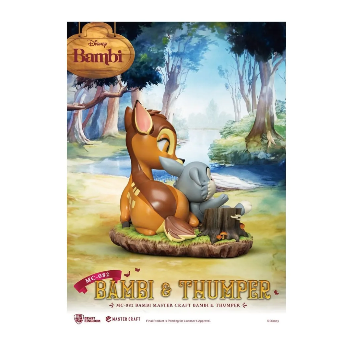 Beast Kingdom Disney - Master Craft Bambi & Panpan - Thumper