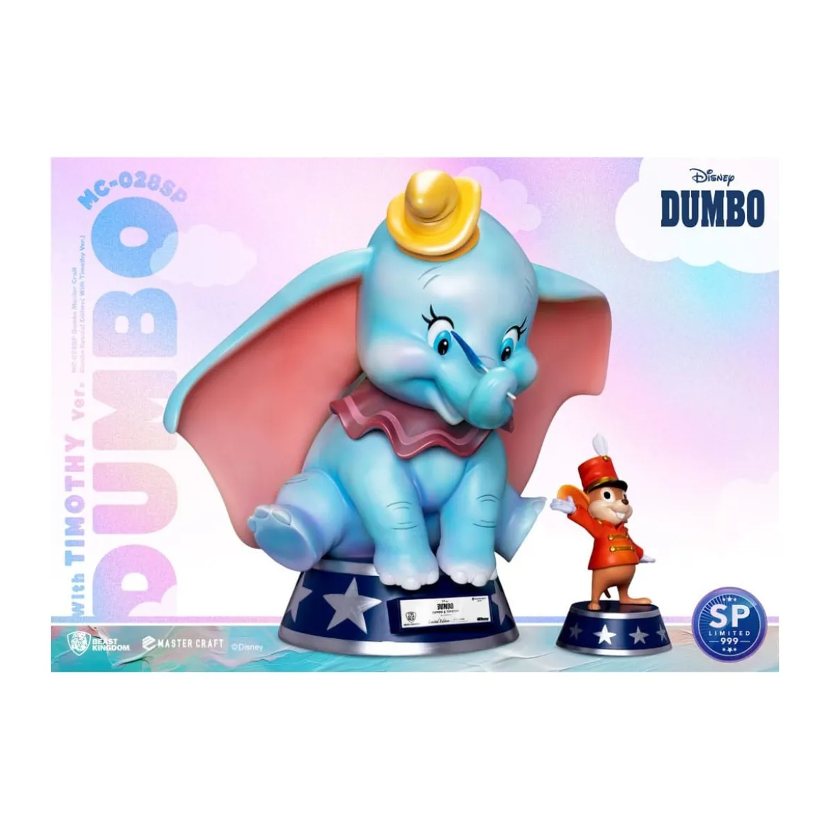 Beast Kingdom Disney Master Craft - Dumbo Special Edition (With Timothy Version)