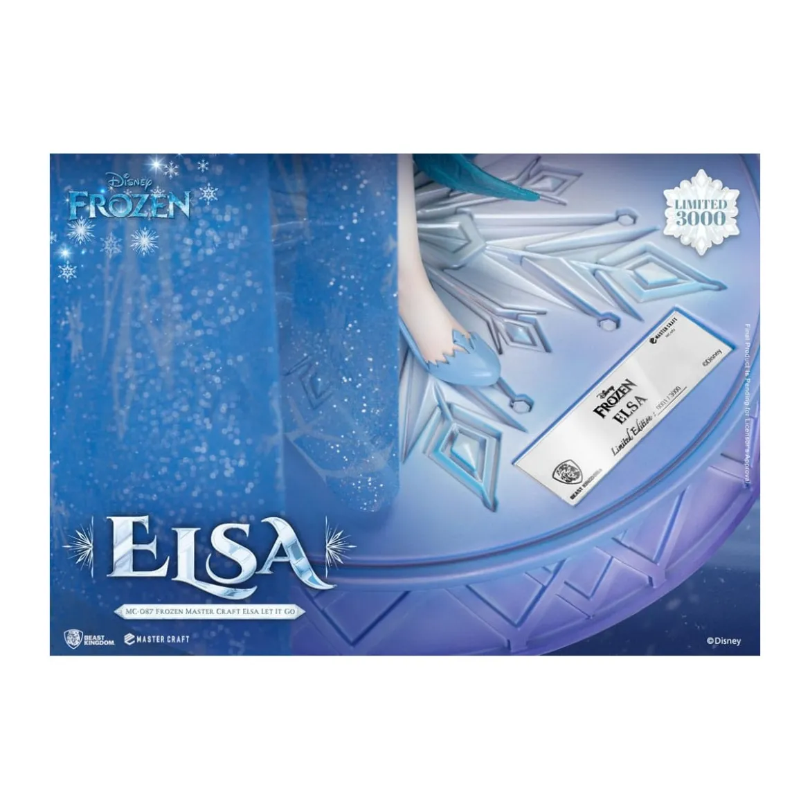 Beast Kingdom Disney - Master Craft Elsa "Let It Go" - La Reine des Neiges