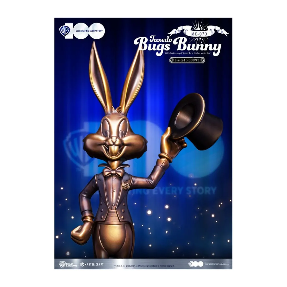 Beast Kingdom Disney - Master Craft - Tuxedo Bugs Bunny - Looney Tunes 100th anniversary of Warner Bros. Studios