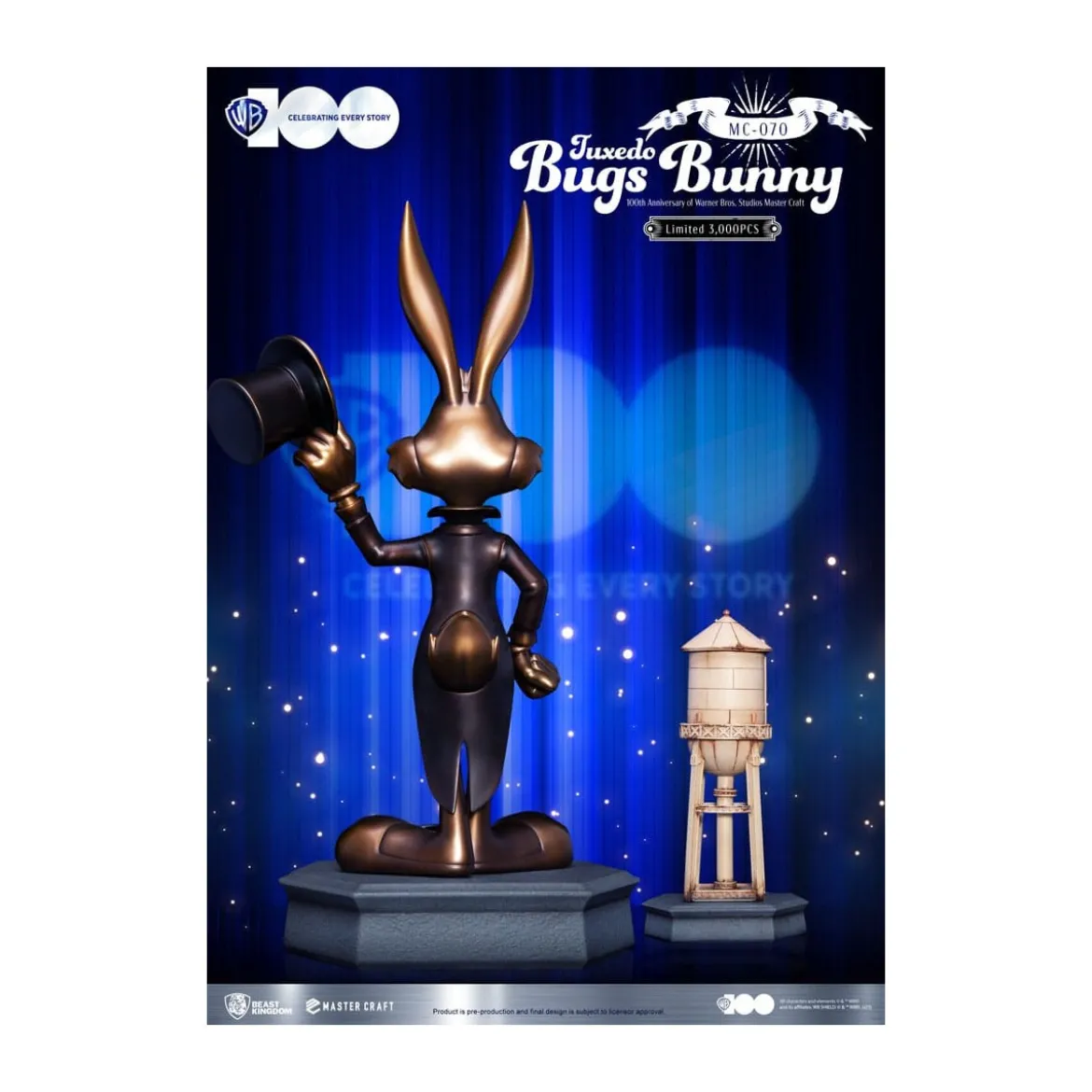 Beast Kingdom Disney - Master Craft - Tuxedo Bugs Bunny - Looney Tunes 100th anniversary of Warner Bros. Studios