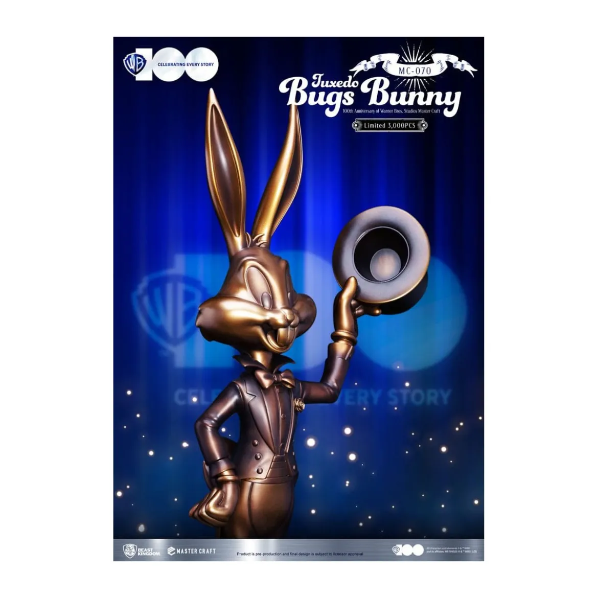 Beast Kingdom Disney - Master Craft - Tuxedo Bugs Bunny - Looney Tunes 100th anniversary of Warner Bros. Studios