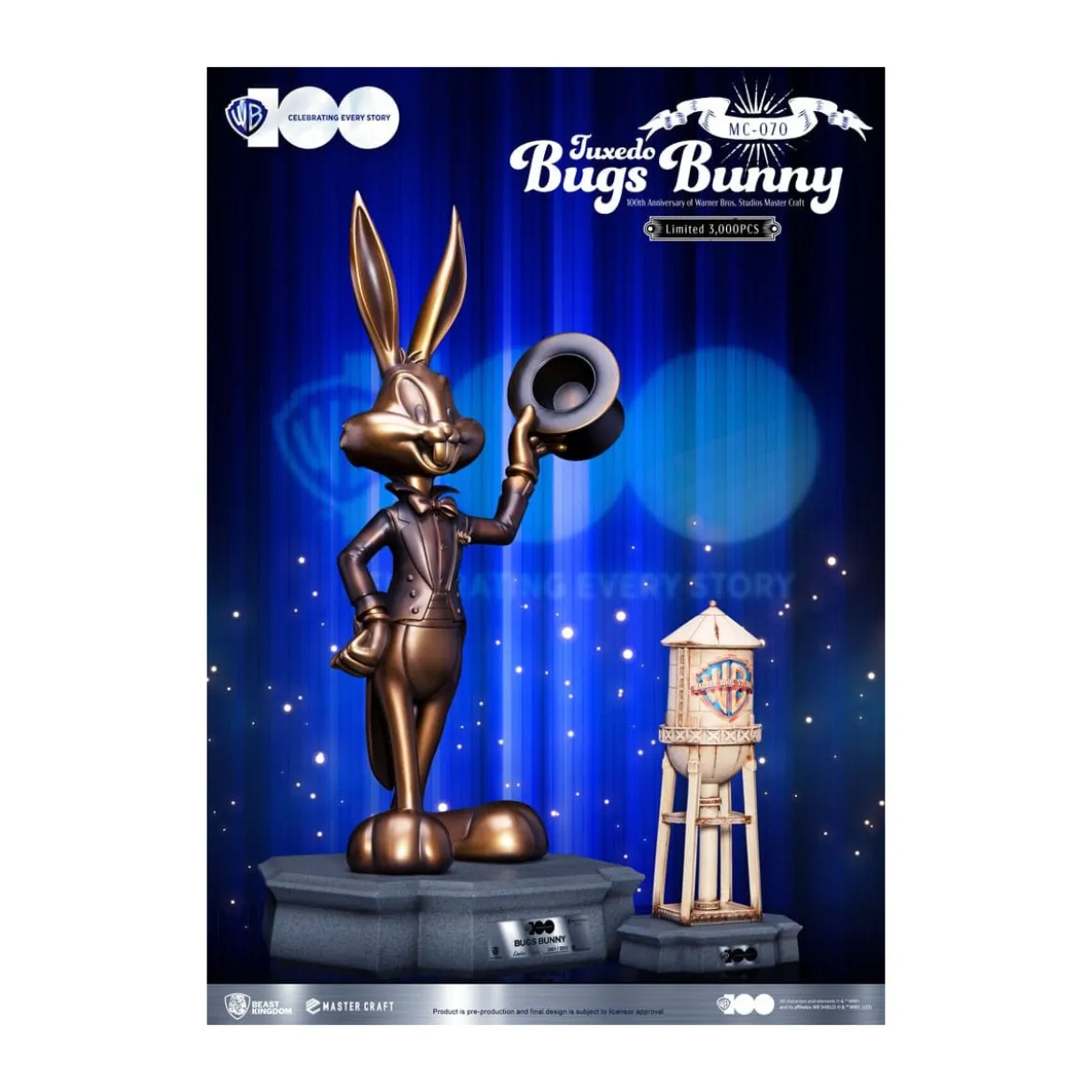 Beast Kingdom Disney - Master Craft - Tuxedo Bugs Bunny - Looney Tunes 100th anniversary of Warner Bros. Studios