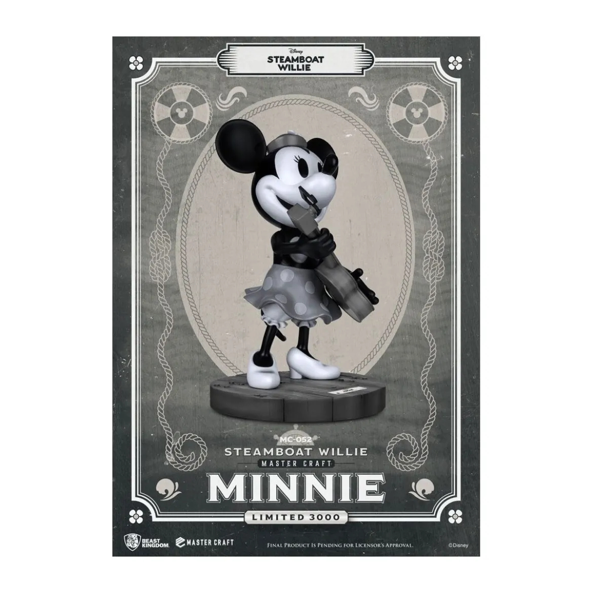 Beast Kingdom Disney - Master Craft Minnie Steamboat Willie