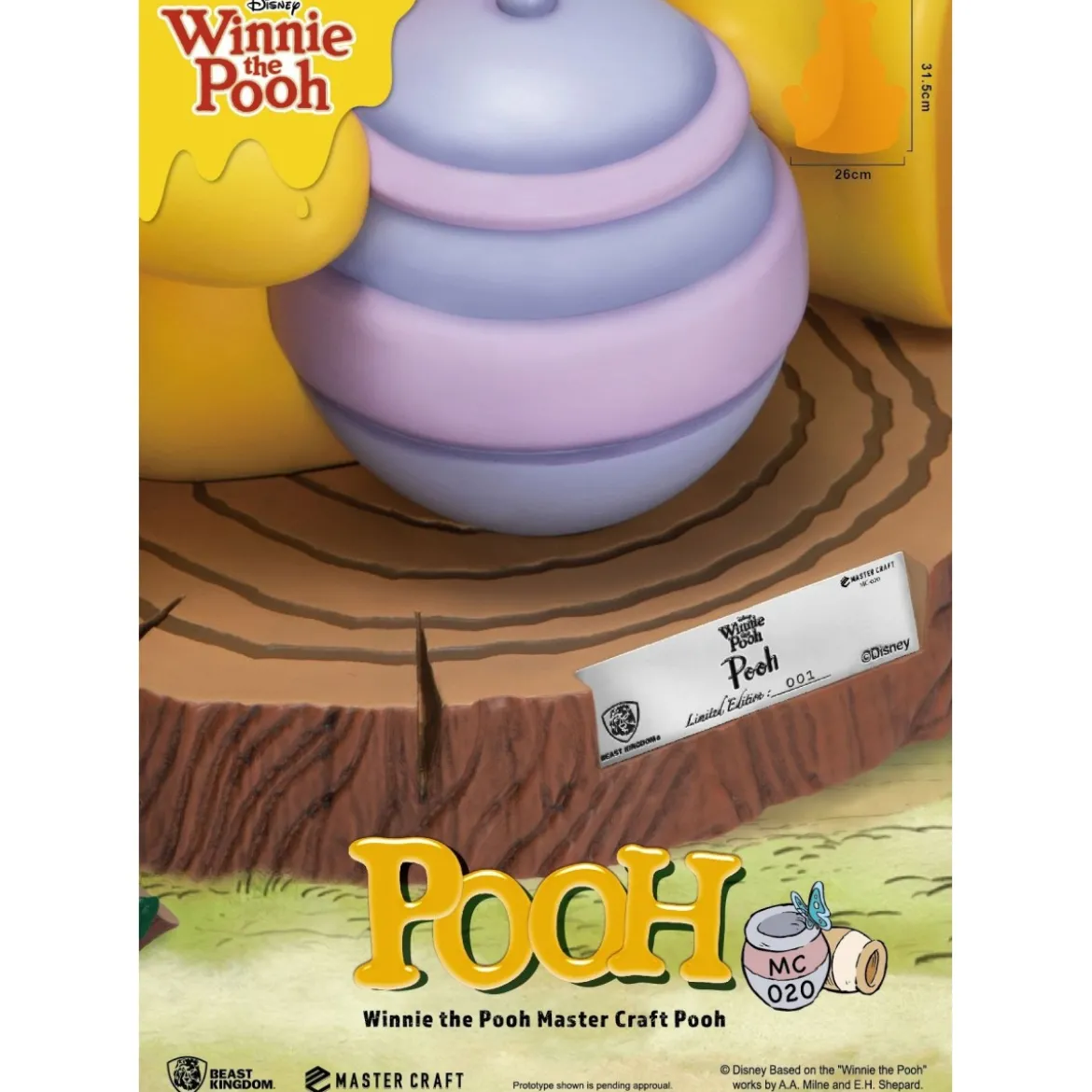 Beast Kingdom Disney - Master Craft Winnie L'ourson - The Pooh