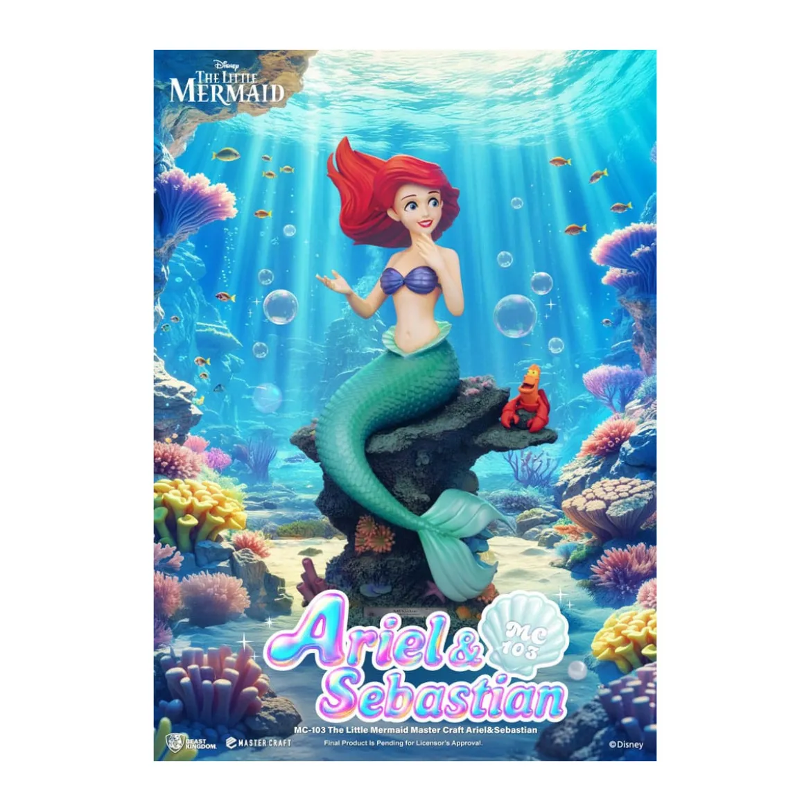 Beast Kingdom Disney - Master Craft Ariel & Sébastien - La Petite Sirène