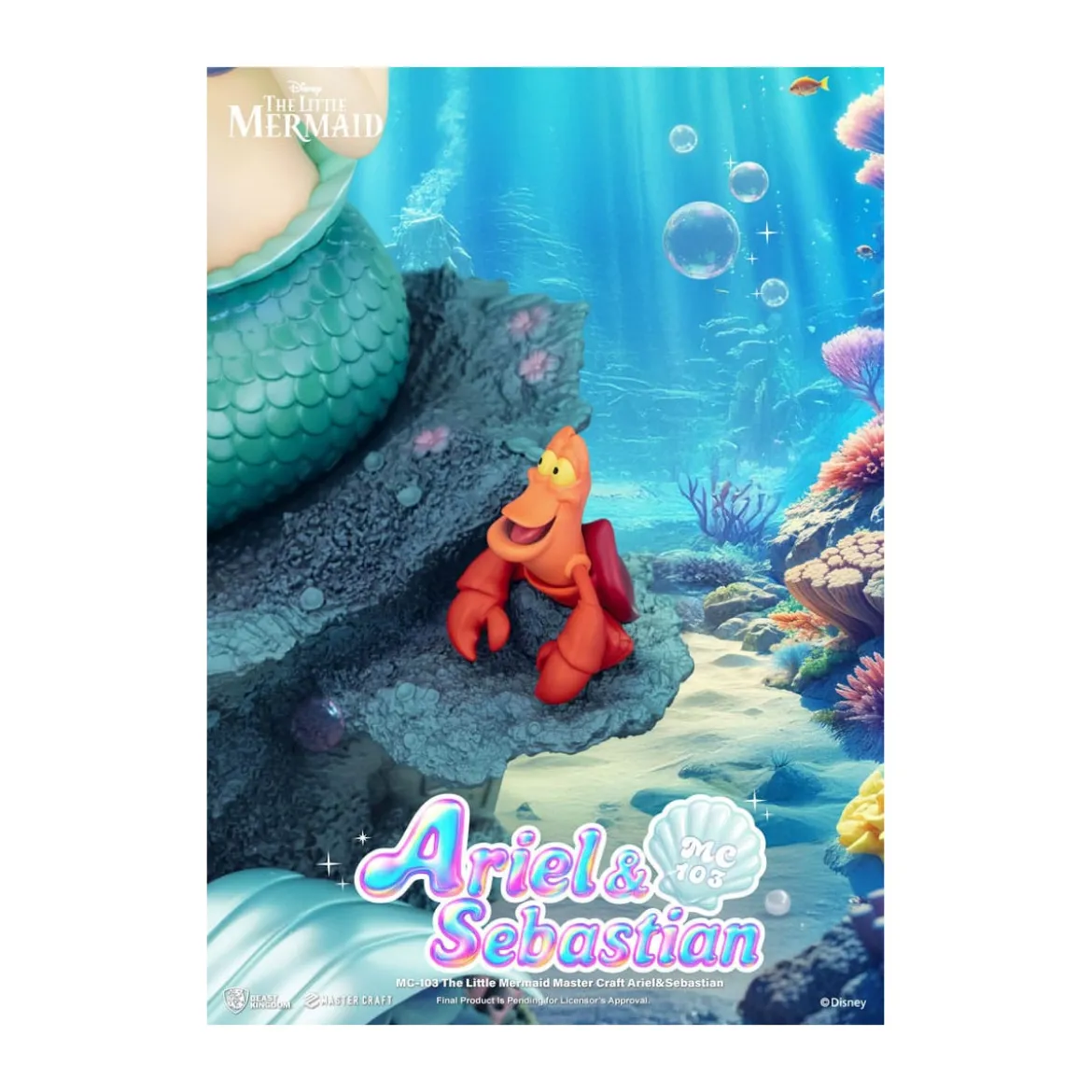 Beast Kingdom Disney - Master Craft Ariel & Sébastien - La Petite Sirène
