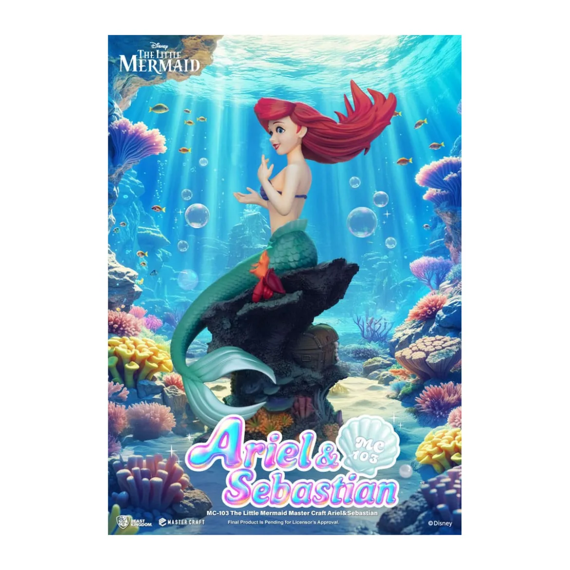 Beast Kingdom Disney - Master Craft Ariel & Sébastien - La Petite Sirène
