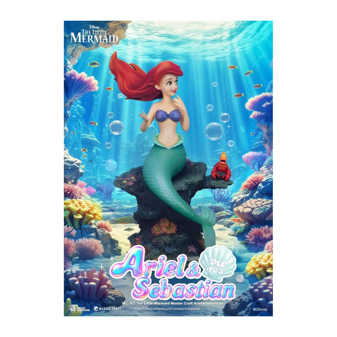 Beast Kingdom Disney - Master Craft Ariel & Sébastien - La Petite Sirène