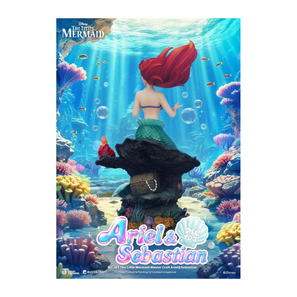 Beast Kingdom Disney - Master Craft Ariel & Sébastien - La Petite Sirène