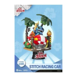 Beast Kingdom Disney STITCH diorama Stitch Racing Car - D-Stage Story Book Series