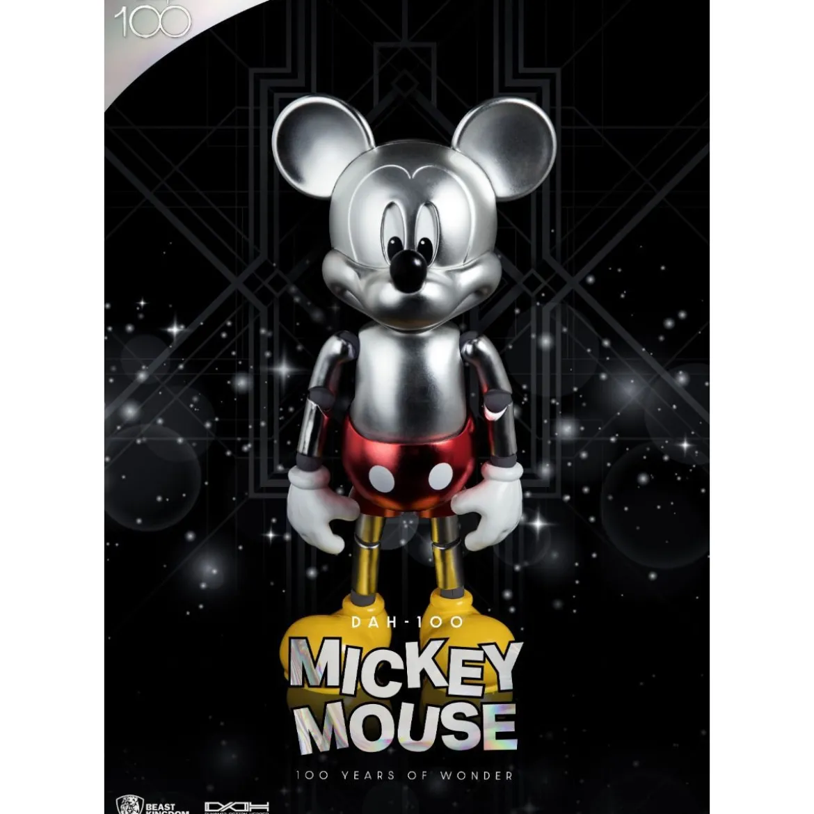 Beast Kingdom Disney 100 Years of Wonder - Mickey Mouse - Dynamic Action Heroes 1/9 - D100