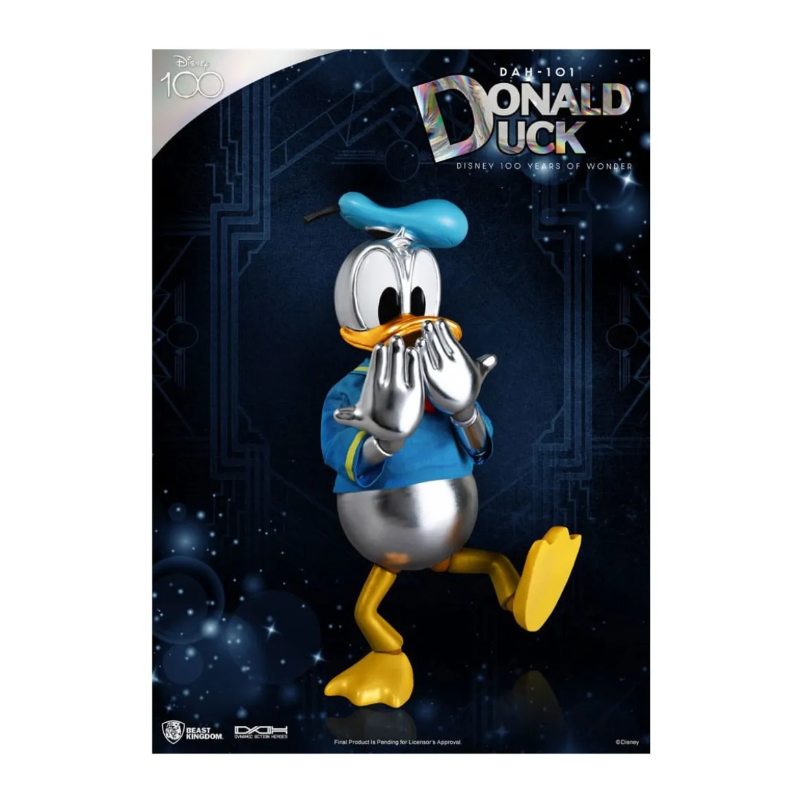 Beast Kingdom Disney 100 Years of Wonder - Donald Duck - Dynamic Action Heroes 1/9 - D100