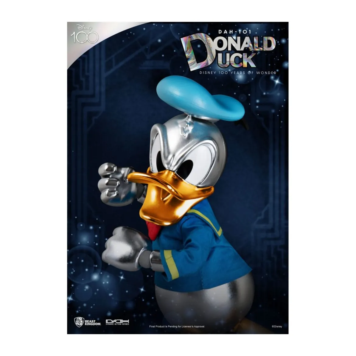 Beast Kingdom Disney 100 Years of Wonder - Donald Duck - Dynamic Action Heroes 1/9 - D100